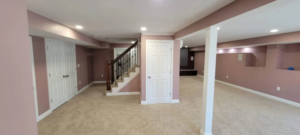 basement refinished space