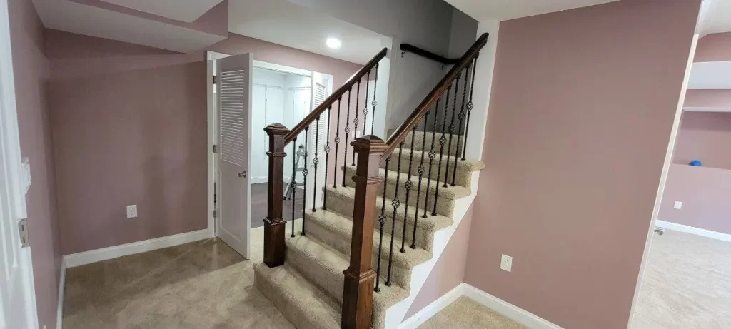 basement stair railing