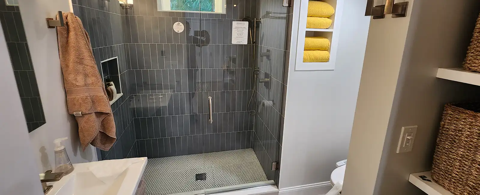 Bathroom remodel, shower