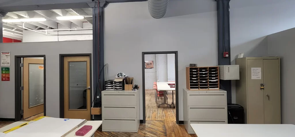 office space in warehouse